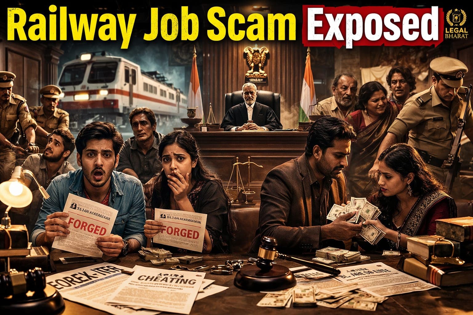 Delhi High Court Rejects Anticipatory Bail in ₹12 Lakh Railway Job Scam Case